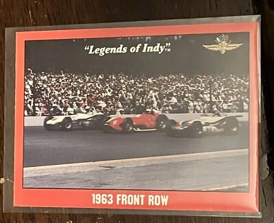1963 Front Row - Legends Of Indy 1992 Card #71 Indianapolis Motor Speedway - Image 1 of 2