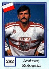 1992 Finnish Semic Stickers Snickers Backs #282 Andrzej Kotonski