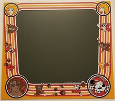 DONKEY KONG SCREEN PRINTED BEZEL, NOTHING ELSE LIKE THIS ANYWHERE! PERFECT!