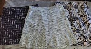 Ann Taylor Loft Skirts - Lot Of 3 - Size 12 - Large - Paisley Geometric - Picture 1 of 15