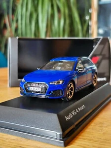 Audi RS 4 Avant 1/43 - Nogaro Blue - Spark - Bild 1 von 6