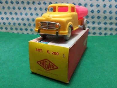 Vintage  -  CAMIONCINO  Cisterna  -  Ingap Art. S200 1 - Italy 1960  MIB      - Immagine 1 di 4