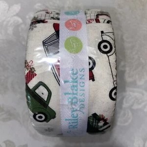 Riley Blake Designs Jelly Roll “Christmas Delivery Rolie Polie” Quilt Fabric - Picture 1 of 5
