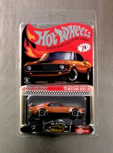 2021 HOT WHEELS RLC EXCLUSIVE REDLINE ‘70 MUSTANG BOSS 302 ORANGE WITH BUTTON - Picture 1 of 6