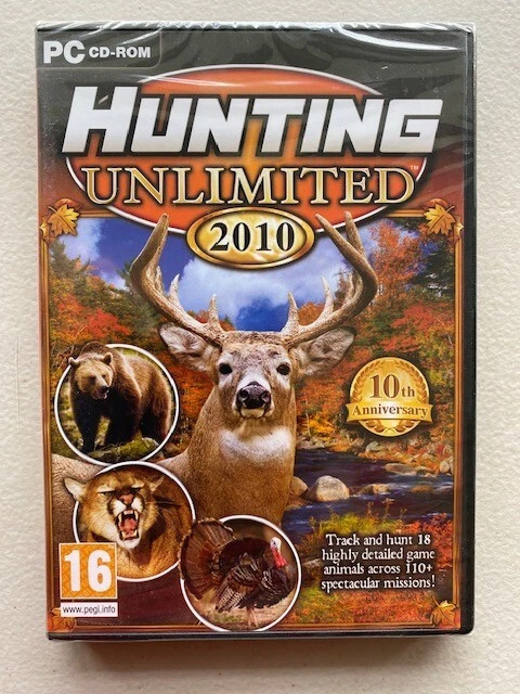 PC HUNTING UNLIMITED 2010 NEW SEALED DEER HUNTING GAME - Image 1 of 1