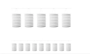 White Paper Lantern Garland (12ft) - Picture 1 of 3