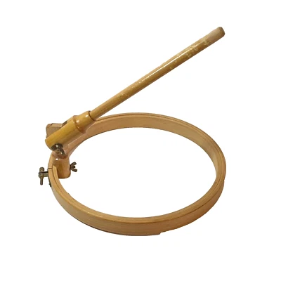 Vintage 9 1/2" Embroidery Hoop for Franny Frame Table Clamp Made in West Germany - Image 1 of 4