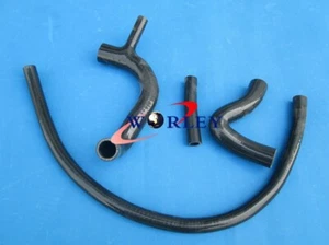 BLACK SILICONE RADIATOR HOSE FOR AUSTIN/ROVER MINI COOPER S 1275 GT 1960-1990 - Picture 1 of 6