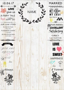 WEDDING ENGAGEMENT BRIDAL SHOWER RUSTIC WOOD BANNER BACKDROP DECORATION - Picture 1 of 4