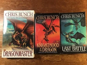 Chris Bunch Dragonmaster Trilogy Fantasy Fiction 3 Paperback Novel Lot - Bild 1 von 9