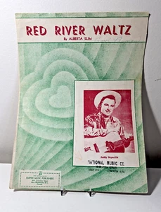 Red River Waltz Sheet Music Alberta Slim Buddy Reynolds Sharrel Music MCMLI 1951 - Picture 1 of 5