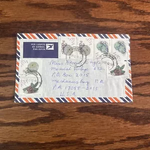 South Africa Air Mail Cover To PA USA 1990 #L73 - Picture 1 of 2