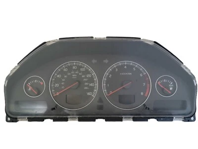 2004 Volvo S60 S80 V70 XC70 Speedometer DIM Cluster Chrome Trim 8673261 - Image 1 of 2