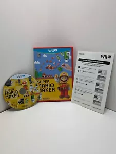 Super Mario Maker (Nintendo Wii U, 2015) CIB Complete in Box Game - Foto 1 di 1