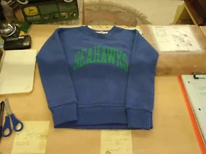 Seattle Seahawks NFL Junk Food Childs Kids Sweatshirt Medium Preowned Football - Picture 1 of 7