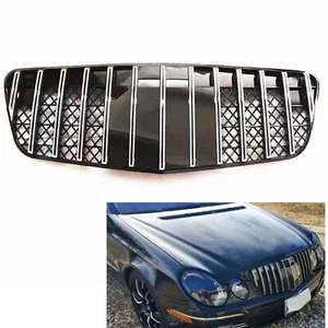 Chrome Front Bumper Grille Mesh For Mercedes Benz W211 E Class 2007-2009 GT - Picture 1 of 3