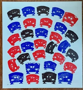 Fernandez ARMAN Original silkscreen, 1987 / Original print by Arman - Picture 1 of 5