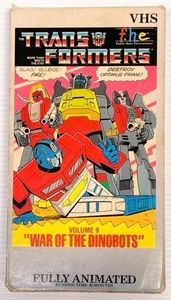 Vintage TRANSFORMERS Vol 9 WAR OF THE DINOBOTS Big Box VHS 1984 FHE G1 - Picture 1 of 6