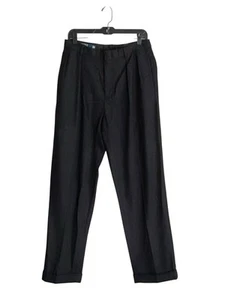 Polo Ralph Lauren Wool Blend Pants 30x31 Pleated Cuffed Dress Slacks Trouser - Picture 1 of 6