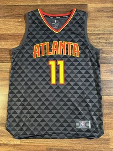 Trae Young Atlanta Hawks Fanatics Basketball Jersey Black Gray Men’s Size Large - Picture 1 of 9
