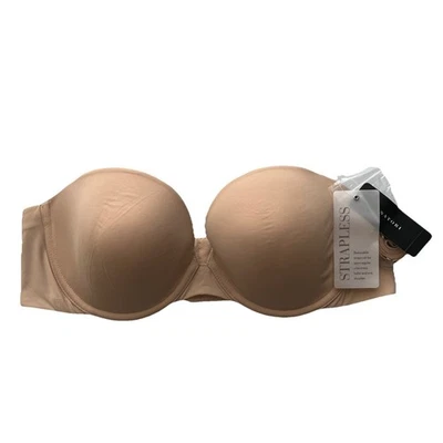 Sujetador con aros contorno mínimo sin tirantes Natori 38B para mujer 729229 café $64 Foto 1 de 4