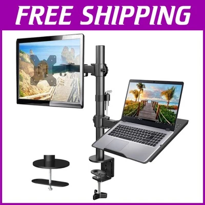 Monitor Arm Supports 13-32'' Screens, VESA 75x75mm/100x100mm - Image 1 of 4
