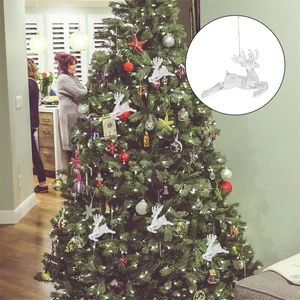  12 Pcs Decorazioni Per Albero Addobbi Arredamento Di Renne Figurine Cervo - Foto 1 di 12