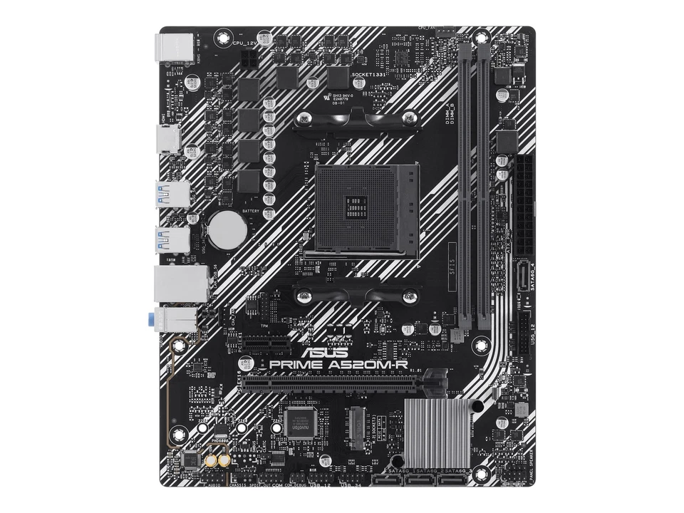ASUS PRIME A520M-R Motherboard micro ATX Socket AM4 AMD A520 90MB1H60-M0EAY0 - Immagine 1 di 1