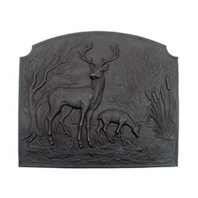Minuteman International Deer Cast Iron Fireback