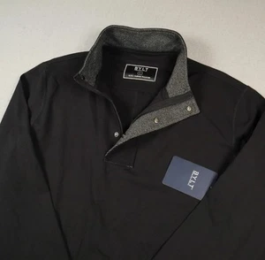 BYLT Elite Fairway Pullover 1/4 Snap Men's Large Black Golf Jacket Performance - Picture 1 of 6