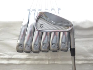 Used TaylorMade P-7MC Iron Set 4-PW KBS Tour Stiff Flex Steel Shafts P7MC P 7MC - Picture 1 of 9