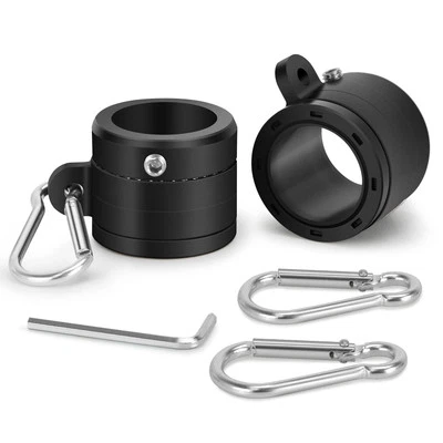 Yeesun 2 Pack Flag Pole Rings,360° Rotating Anti Wrap Flag Mounting Ring,Spin...