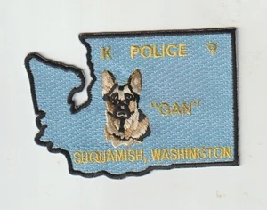 Parche obsoleto Suquamish WA Police K-9 "GAN" envío desde Australia - Imagen 1 de 1