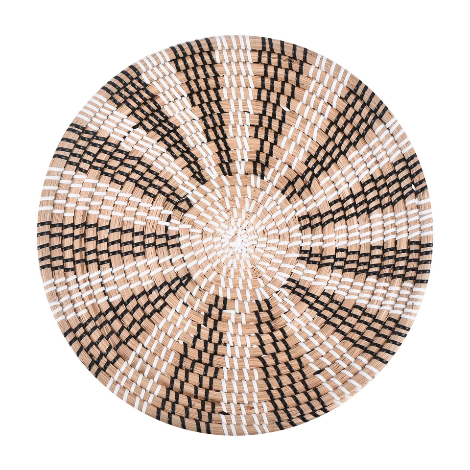 Wall Basket Decor, Hanging Woven Basket, Decorative Wall Art (35cm - Style 12) - Image 1 of 4