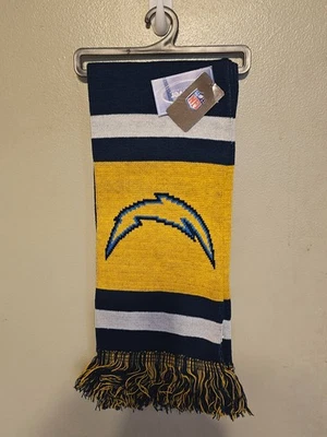 LOS ANGELES CHARGERS NFL FOOTBALL SCARF FOOTBALL NEW - Image 1 of 2