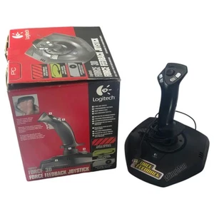 Logitech WingMan Strike Force 3D Force Feedback USB 2 Joysticks Untested As-Is - Picture 1 of 4