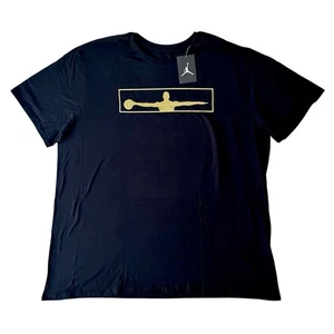 Nike Air Jordan 12 XII Wings T-Shirt Herren 3XL Schwarz Gold 882916-010 NEU - Bild 1 von 7