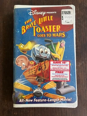 Disney's The Brave Little Toaster Goes to Mars sealed clamshell VHS movie - Image 1 of 4