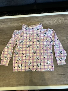 Vintage Retro 80/90s Peek A Babe Girls Turtleneck Dogs 3T Play - Picture 1 of 7