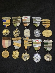 Lot of 10 SHOOTING Award MEDALS From The 1950s @43 - Picture 1 of 11