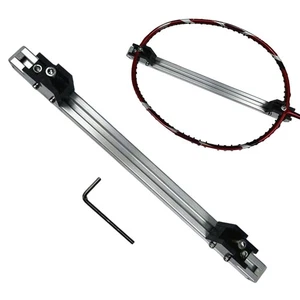 Praktischer Badmintonschläger Halter Werkzeug Aluminiumlegierung manuelle Besai - Picture 1 of 10