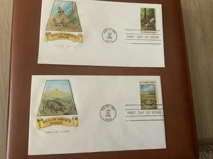 1982 #1921-1924a 18c Wildlife Habitats - 5 House Of Farnam FDCs - Picture 1 of 3