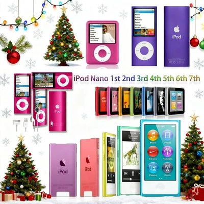 New Apple iPod Nano 3rd 4th 5th 6th 7th Gen -All colors （Sealed）Fast Shipping - Image 1 of 4