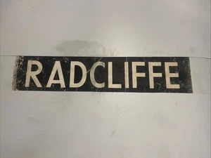 RADCLIFFE On Trent - East Midlands Loughborough Sep2 1960s Bus Blind 33” Gift - Picture 1 of 11