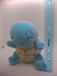 Wicked Cool Toys Pokeman Squirtle Plush 7 inches Tall Eyes Closed - Picture 1 of 10