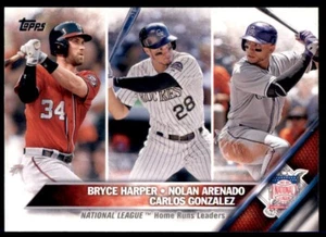 2016 Topps Baseball #337 Bryce Harper Nolan Arenado Carlos Gonzalez - Picture 1 of 2