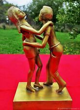 Figurine de sculpture ancienne Danseur bronze Ancient bronze dancer sculpture f