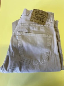 Jeans Levi 551 panna W33 L34 vestibilità dritta - linguetta bianca - Foto 1 di 3