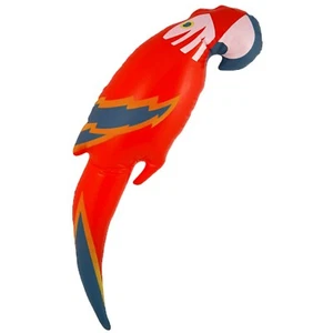 Aufblasbarer Papagei 48 cm tropischer Vogel Kostümzubehör Pirat Hawaii Deko - Bild 1 von 2