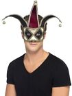 Smiffys Gothic Venetian Harlequin Eyemask, Multi-Coloured